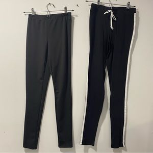 Black gray leggings bundle